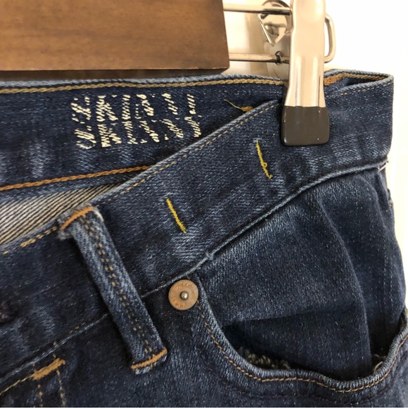 Madewell Skinny Skinny Dark wash Jeans Size 29 by 32 - Picture 7 of 11